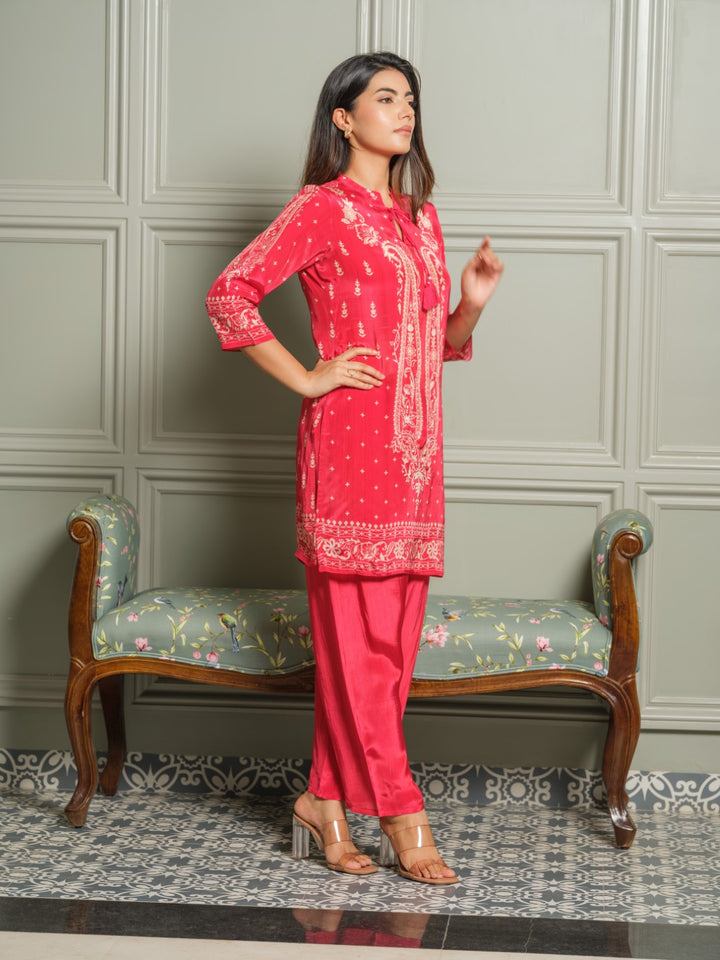 Palash zarqa printed co-ord set