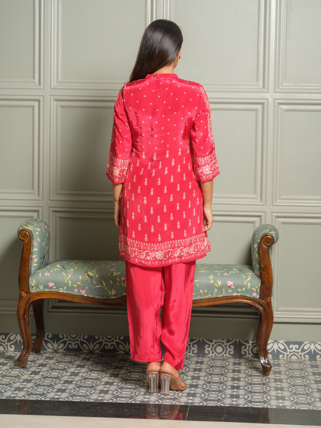 Palash zarqa printed co-ord set