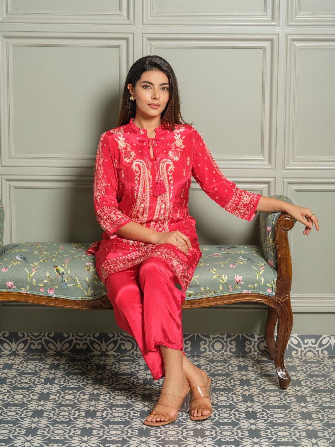 Palash zarqa printed co-ord set