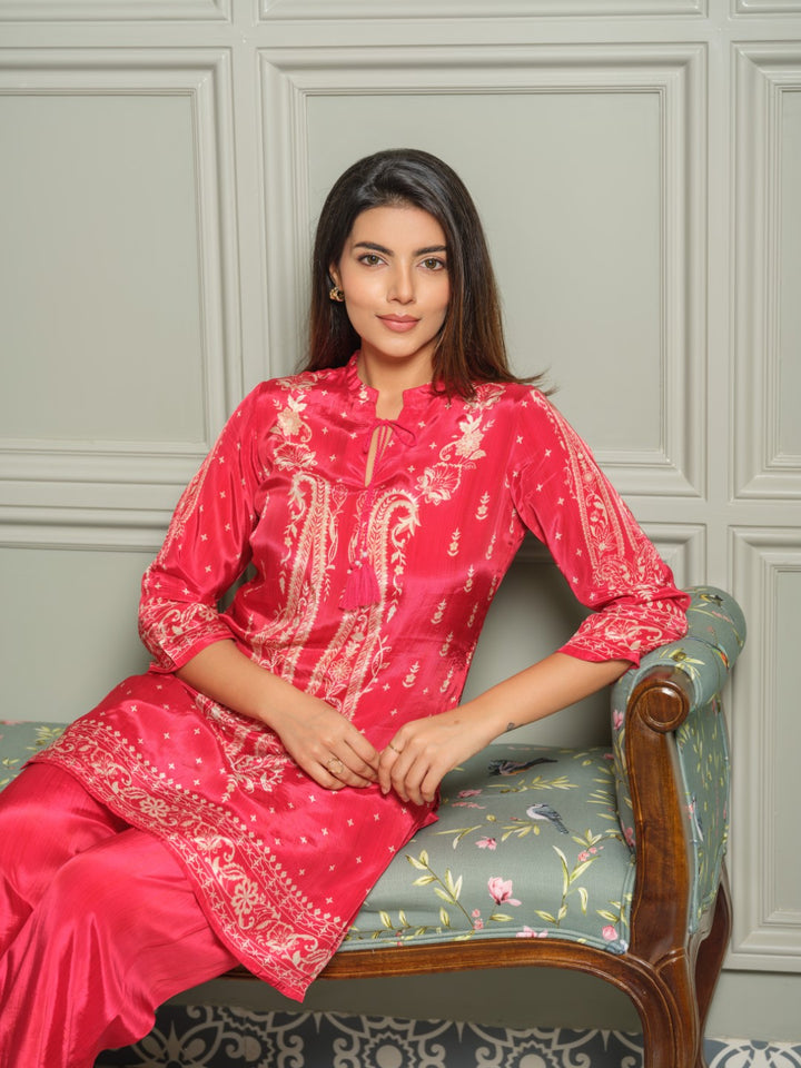 Palash zarqa printed co-ord set