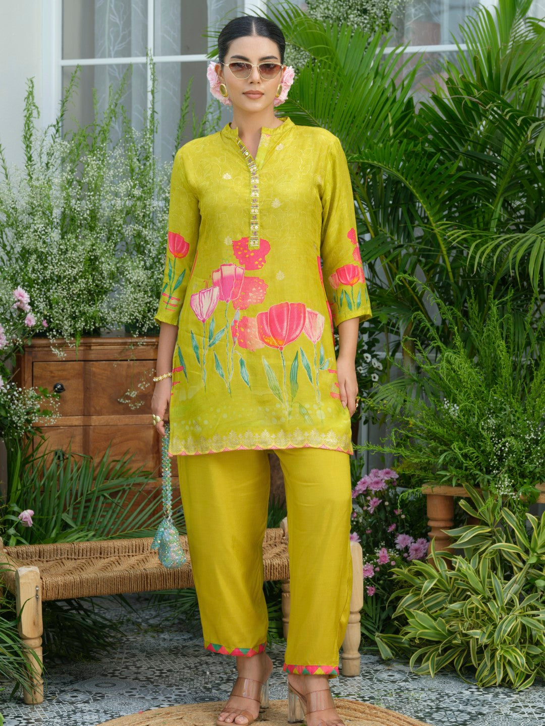 Palash Cadmium Premium Co-ord Set