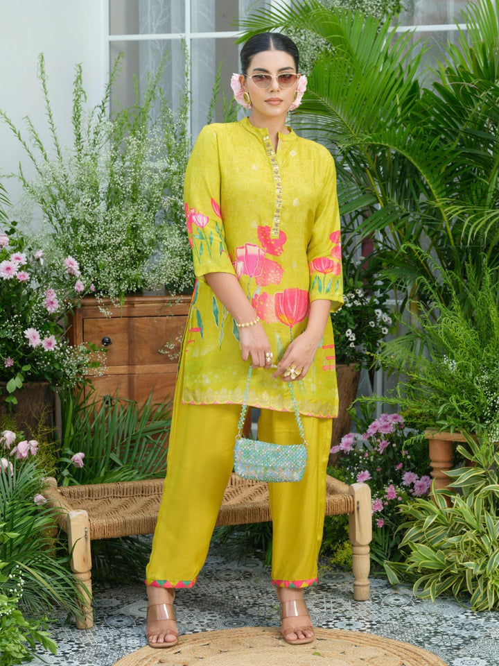 Palash Cadmium Premium Co-ord Set