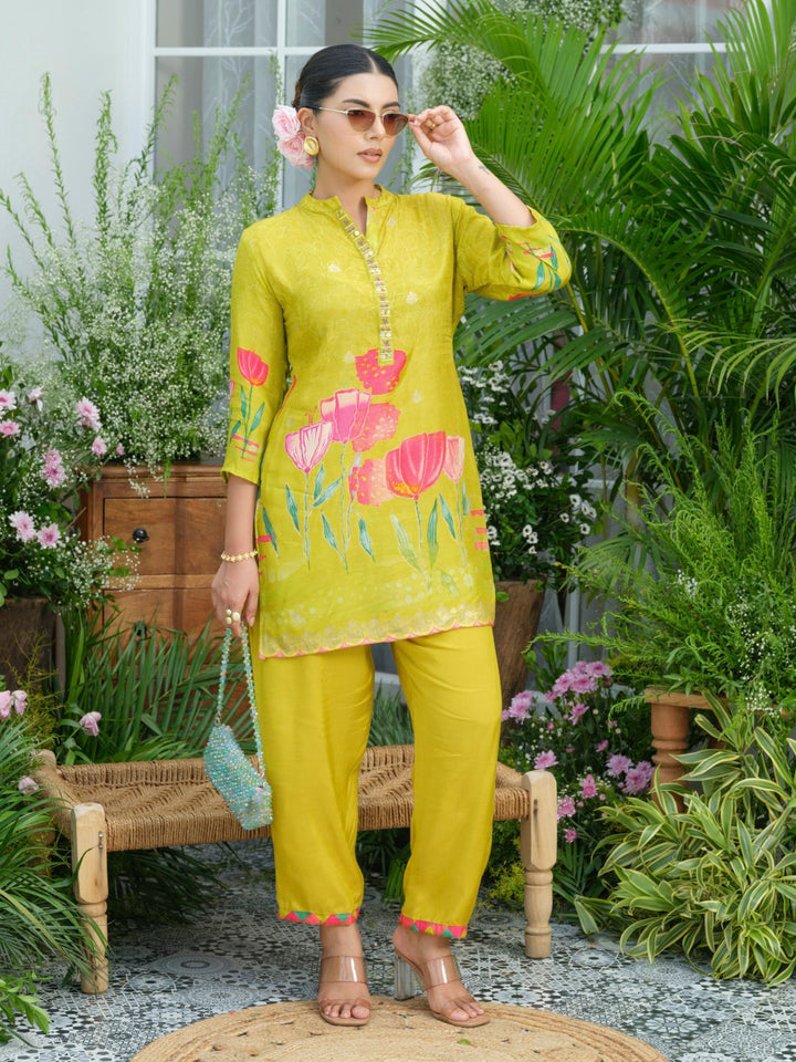 Palash Cadmium Premium Co-ord Set