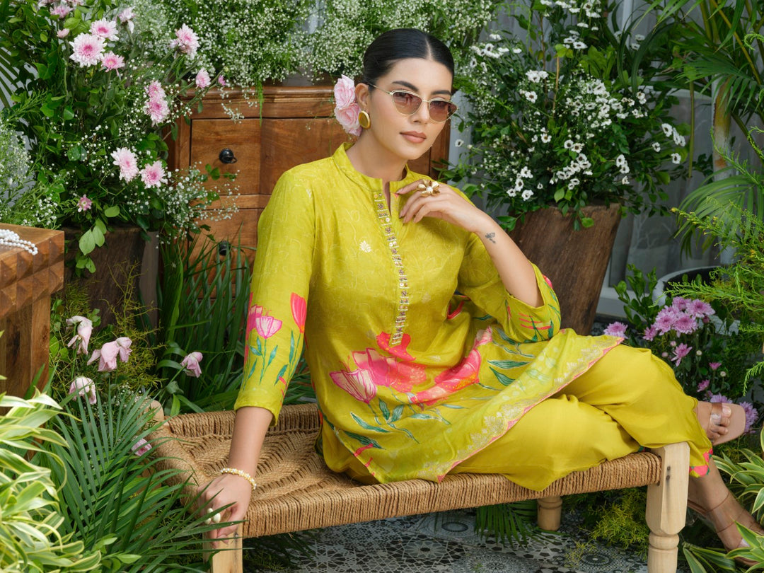 Palash Cadmium Premium Co-ord Set