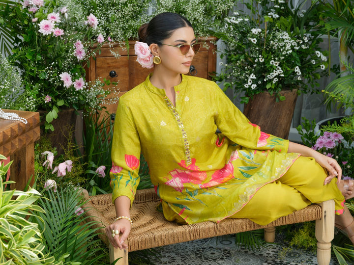 Palash Cadmium Premium Co-ord Set