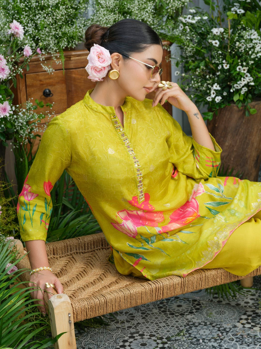 Palash Cadmium Premium Co-ord Set