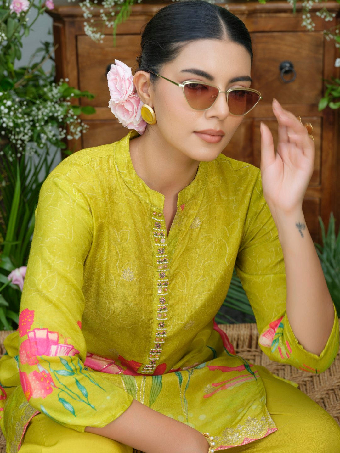 Palash Cadmium Premium Co-ord Set