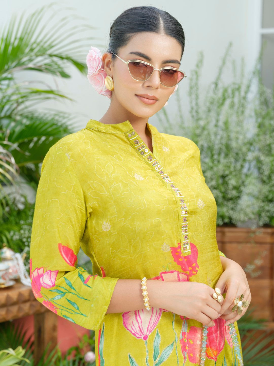 Palash Cadmium Premium Co-ord Set