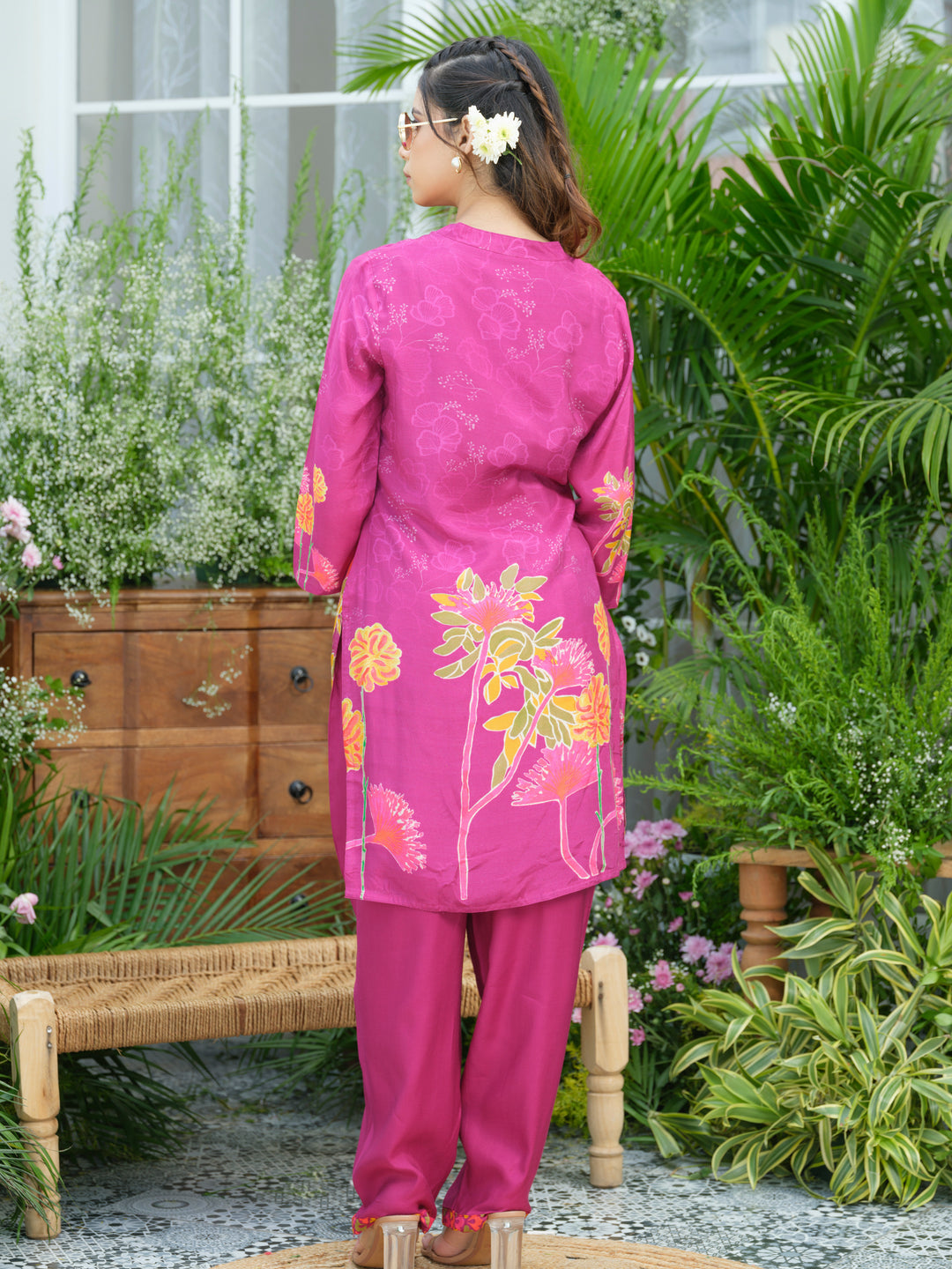 Palash flamingo premium co-ord set