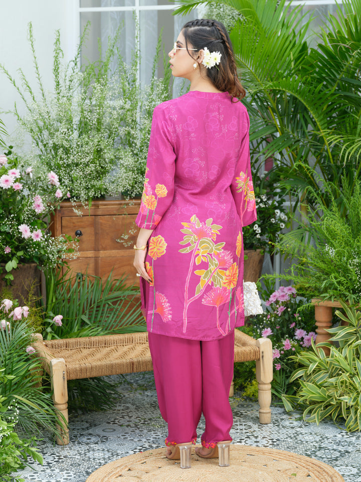 Palash flamingo premium co-ord set