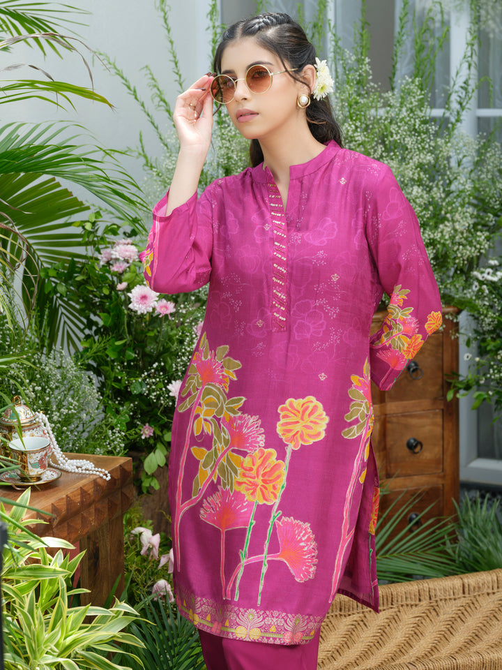 Palash flamingo premium co-ord set