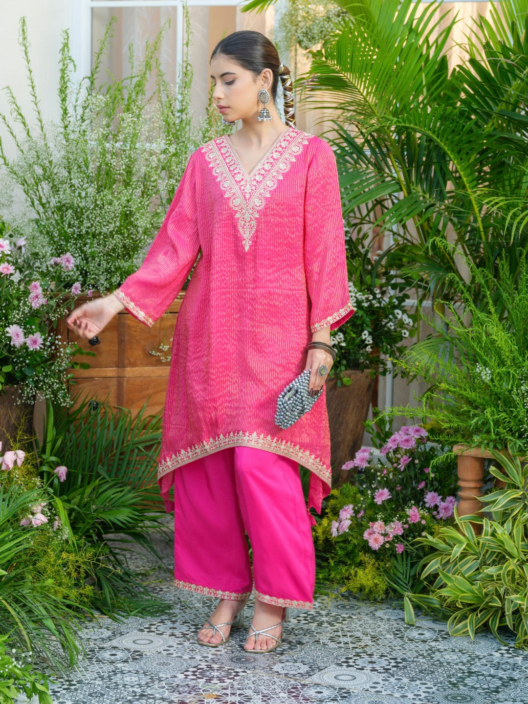 Palash cameo fusion work co-ord set