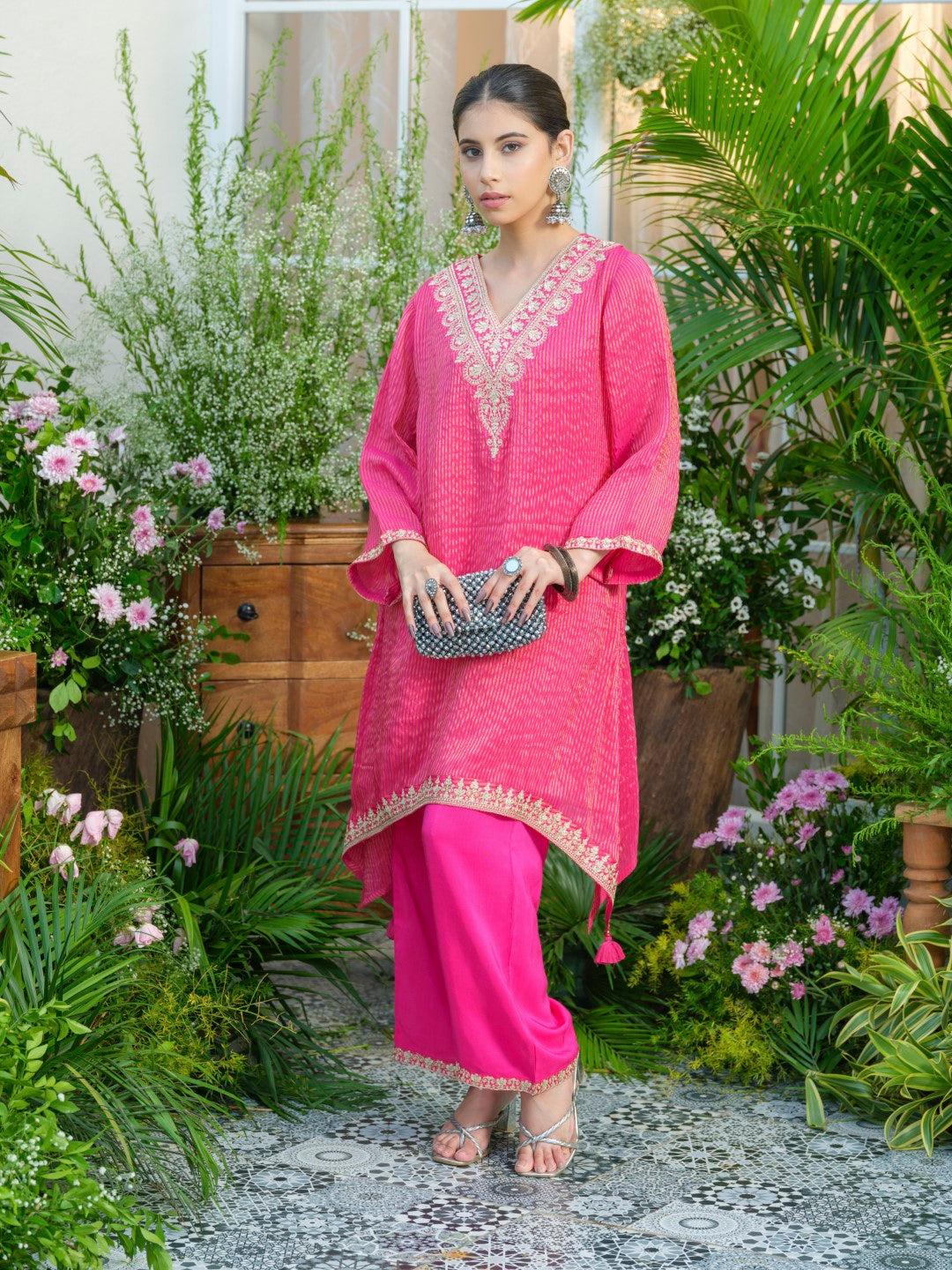 Palash cameo fusion work co-ord set