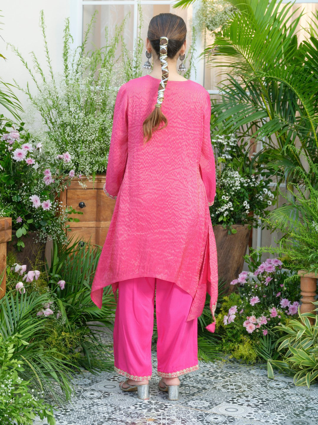 Palash cameo fusion work co-ord set