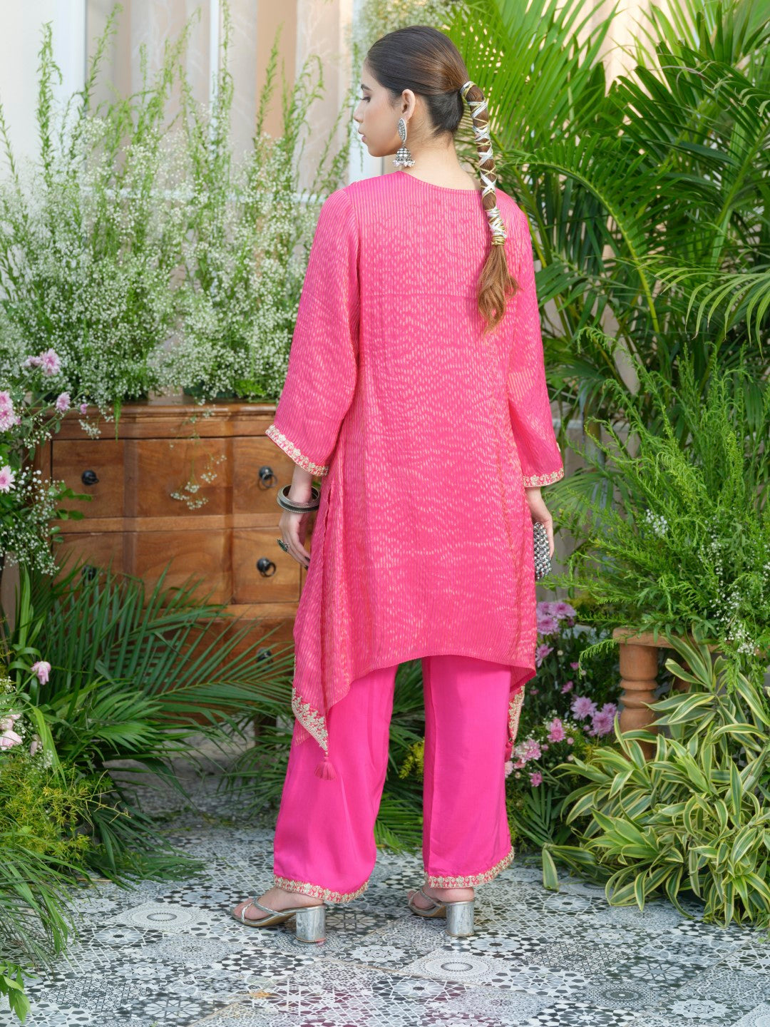 Palash cameo fusion work co-ord set