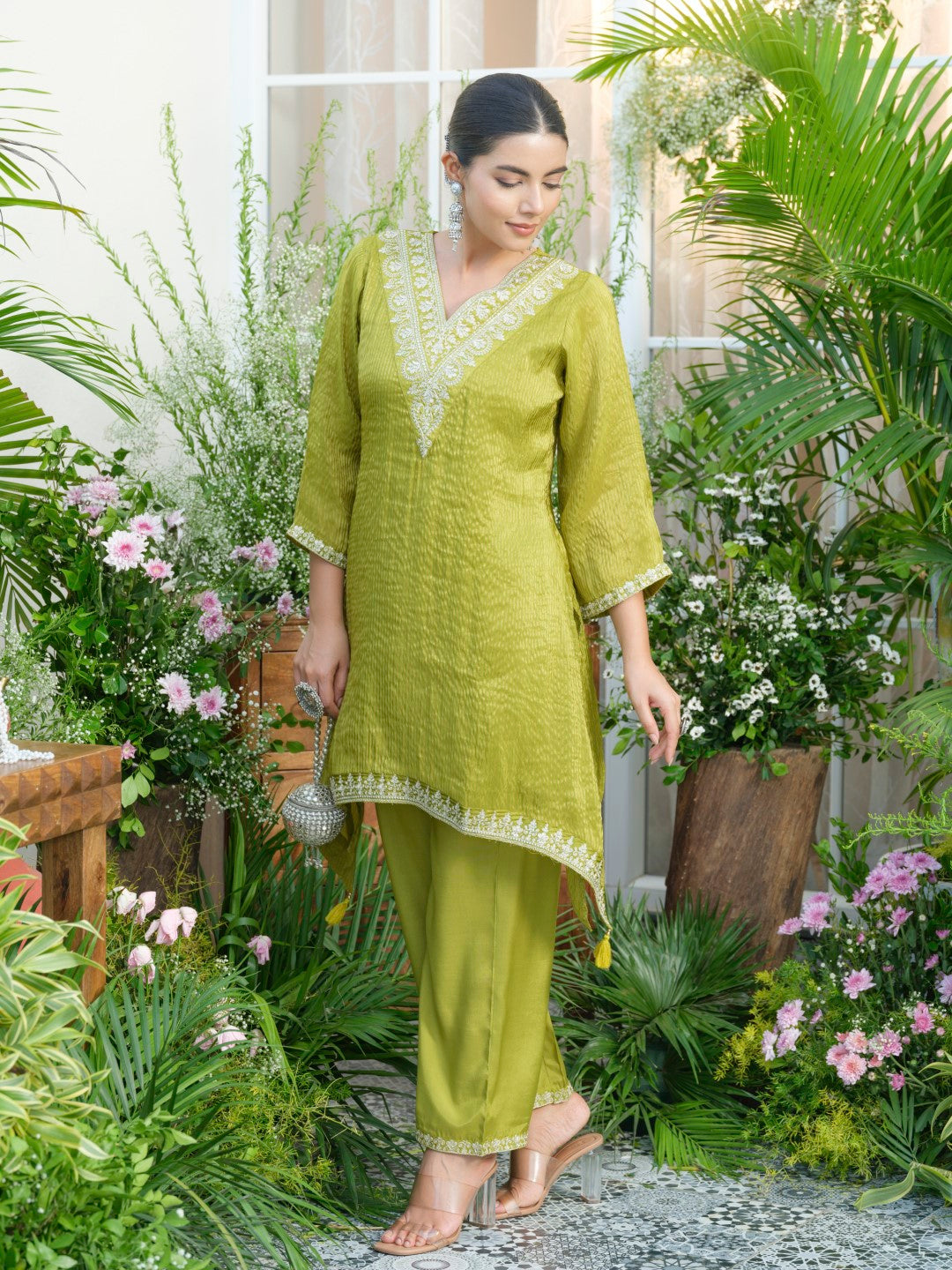 Palash pickle festive fusion co-ord set