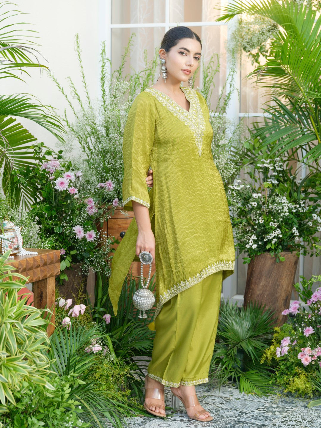 Palash pickle festive fusion co-ord set