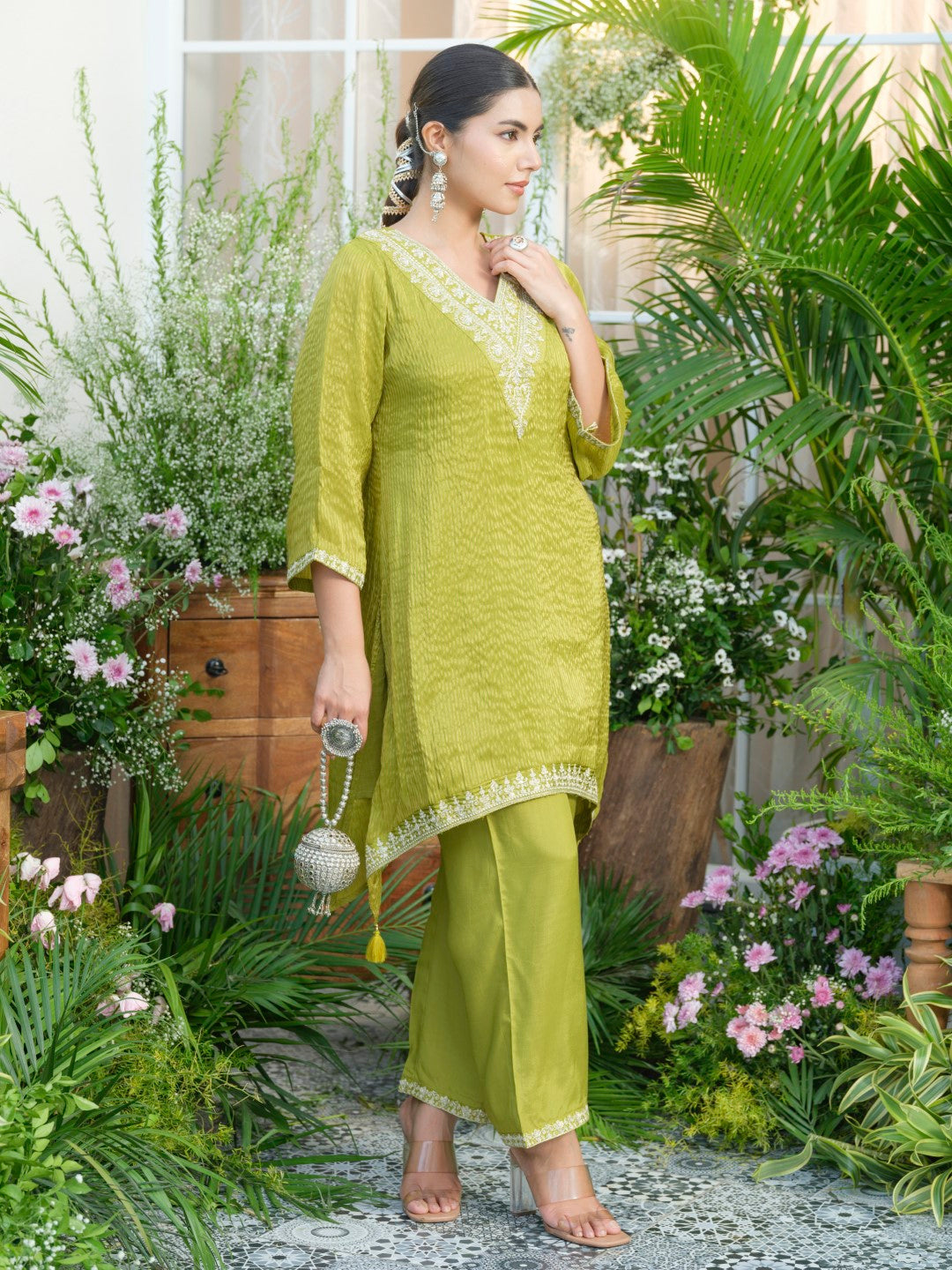 Palash pickle festive fusion co-ord set