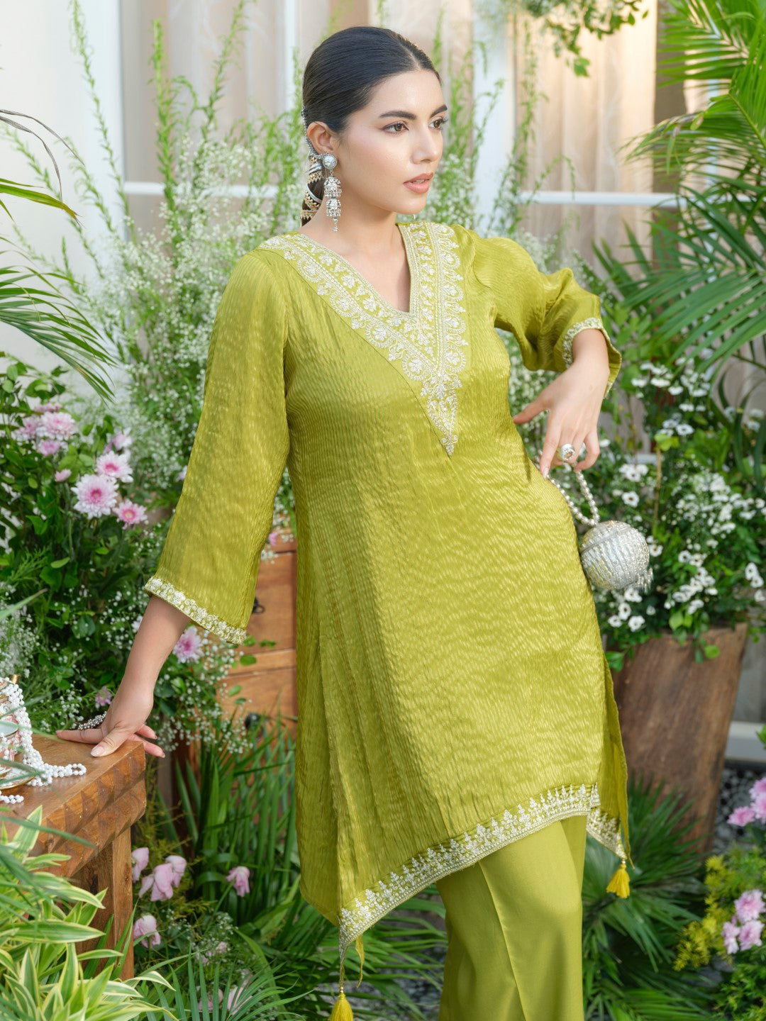 Palash pickle festive fusion co-ord set