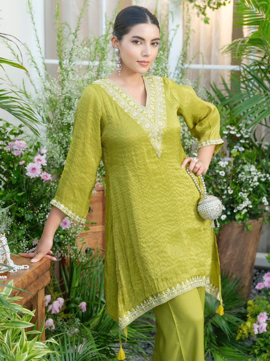 Palash pickle festive fusion co-ord set
