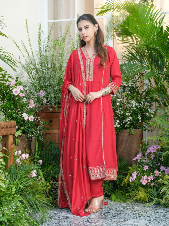 Palash Valentine Full Work Suit Set
