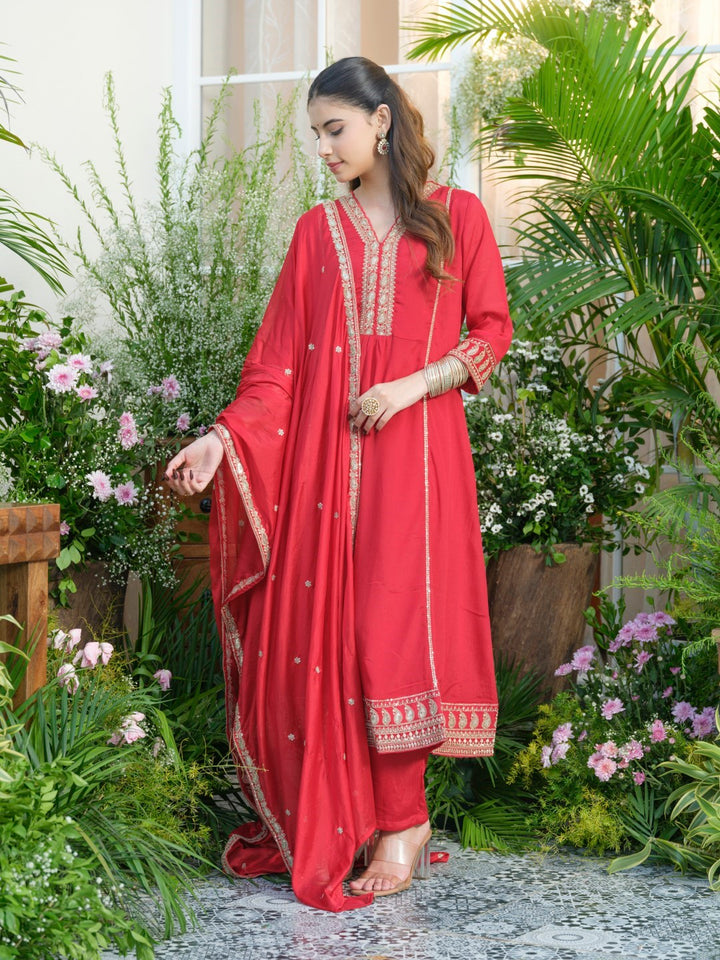 Palash Valentine Full Work Suit Set