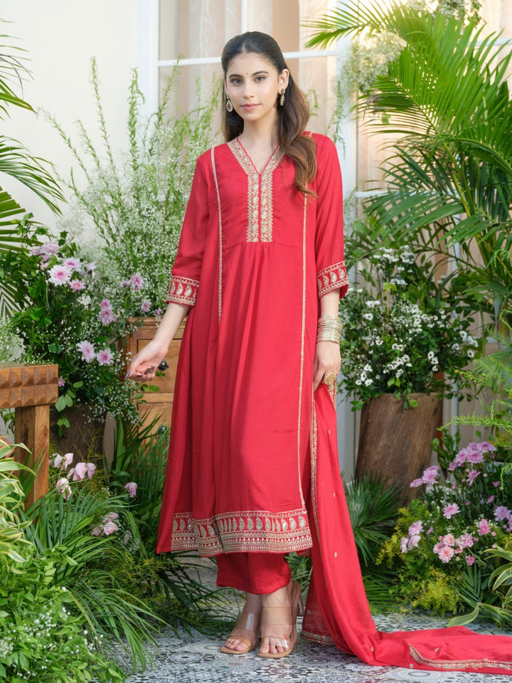 Palash Valentine Full Work Suit Set