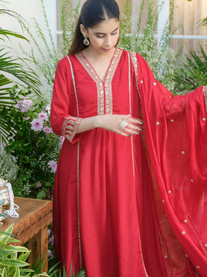 Palash Valentine Full Work Suit Set