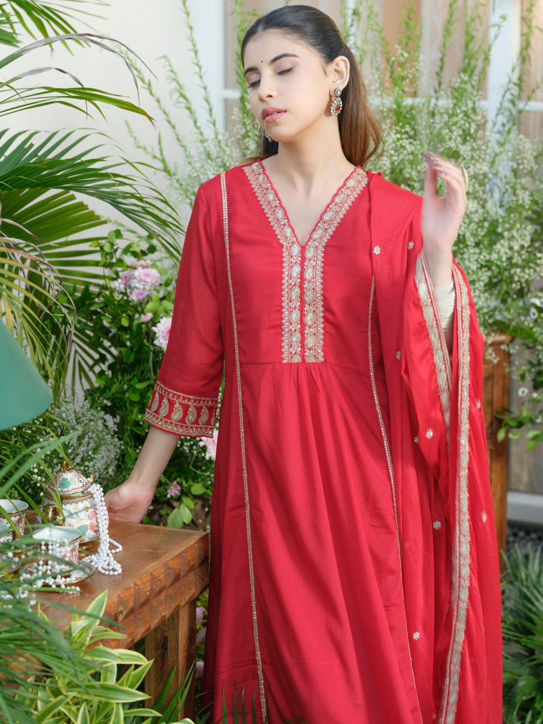 Palash Valentine Full Work Suit Set