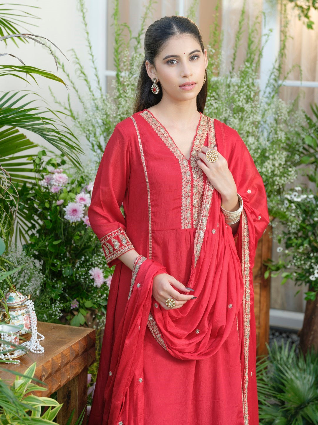 Palash Valentine Full Work Suit Set