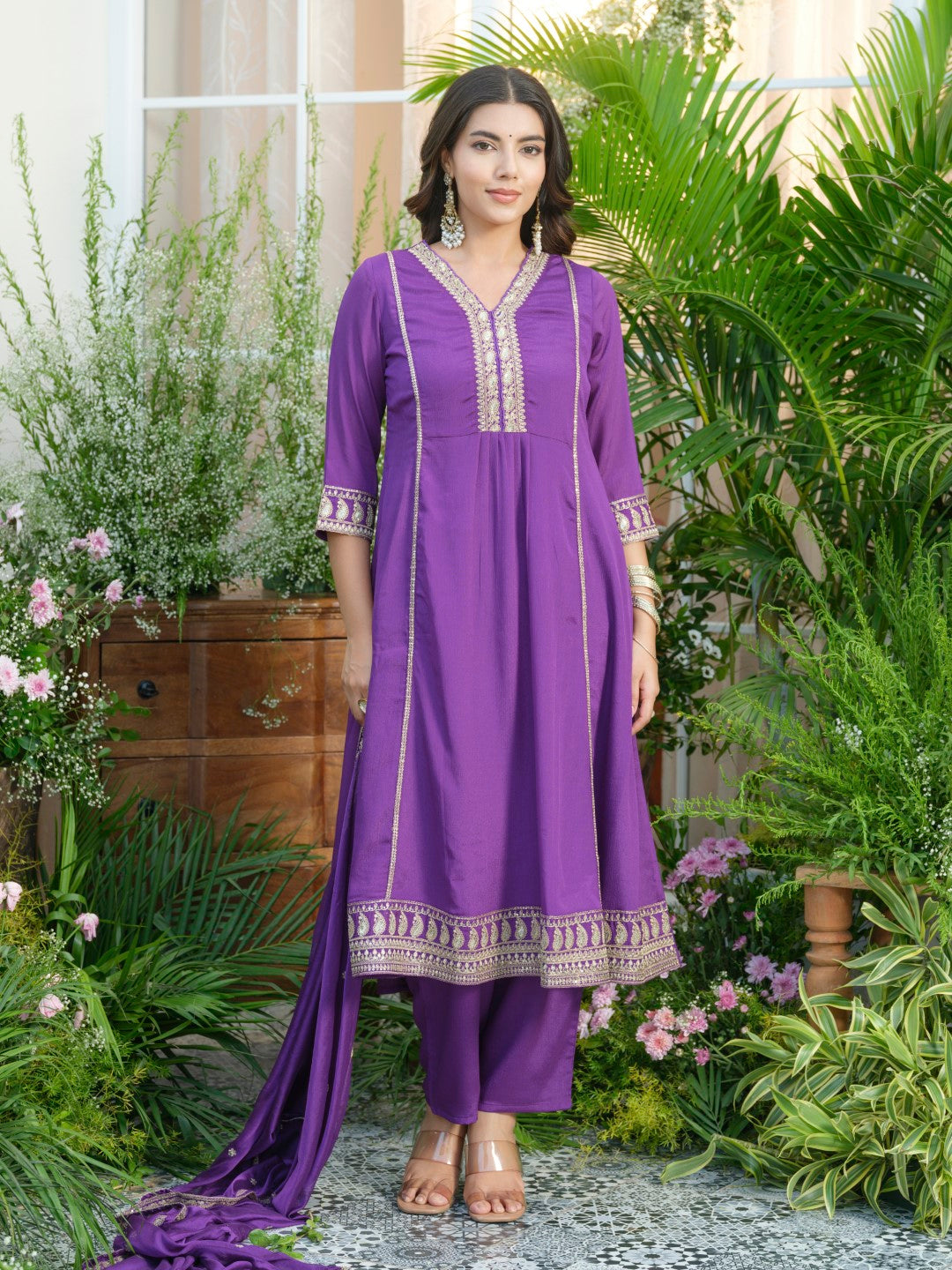 Palash Thistle full work suit set