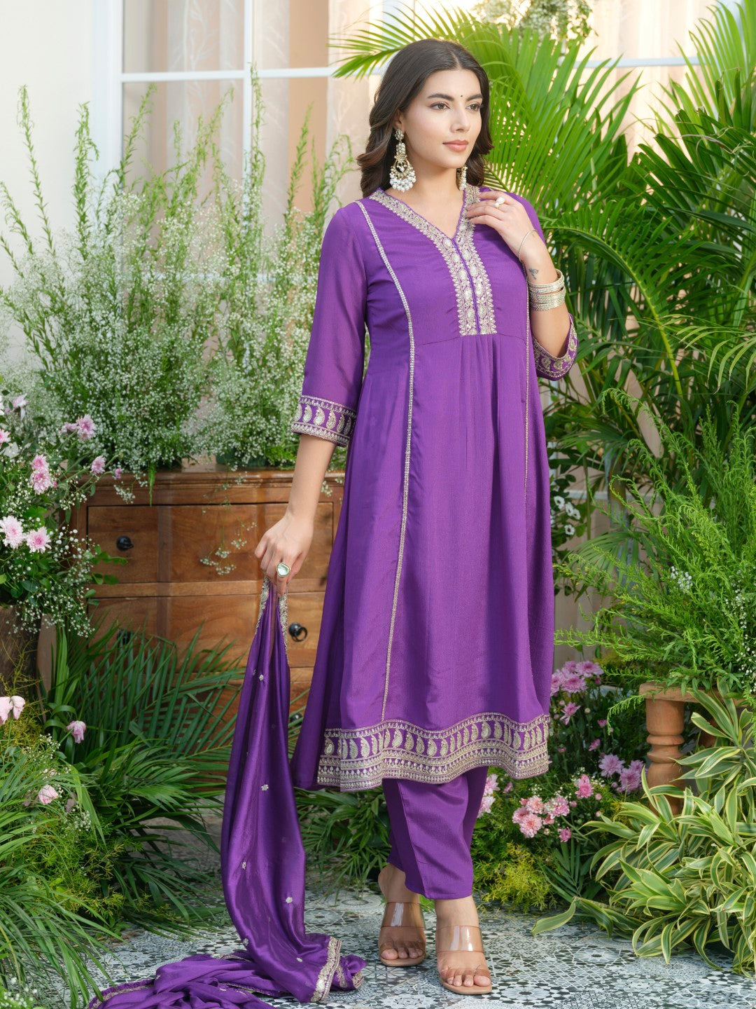 Palash Thistle full work suit set