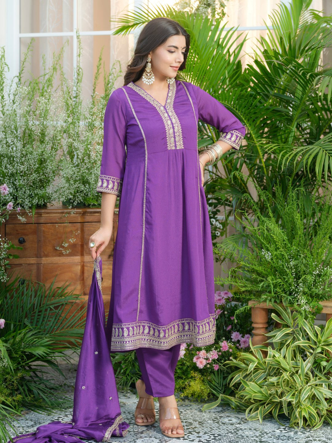 Palash Thistle full work suit set