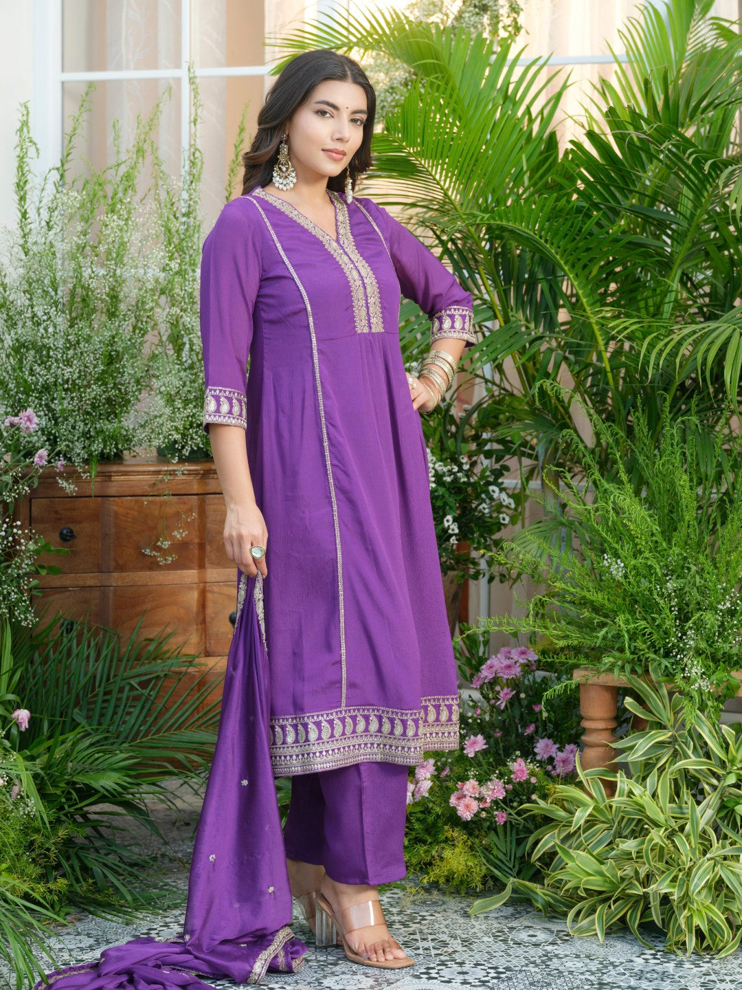 Palash Thistle full work suit set