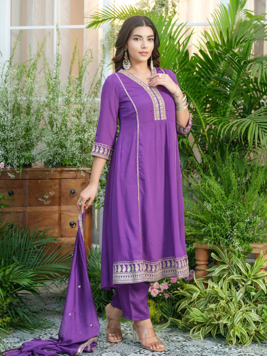 Palash Thistle full work suit set