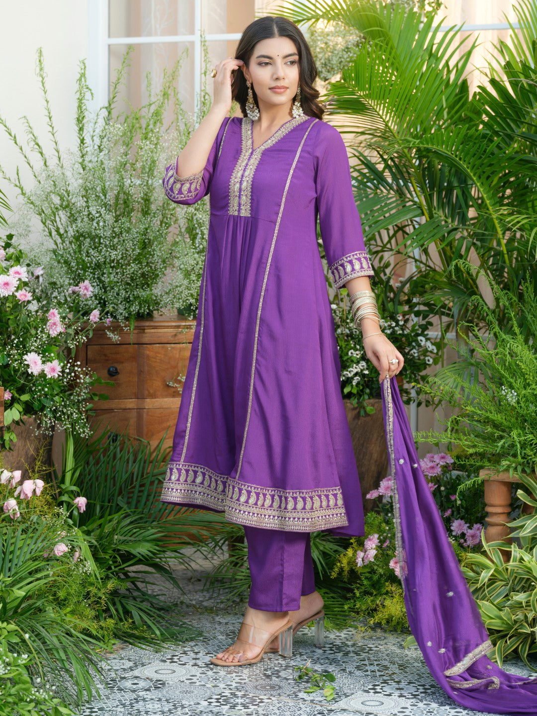 Palash Thistle full work suit set