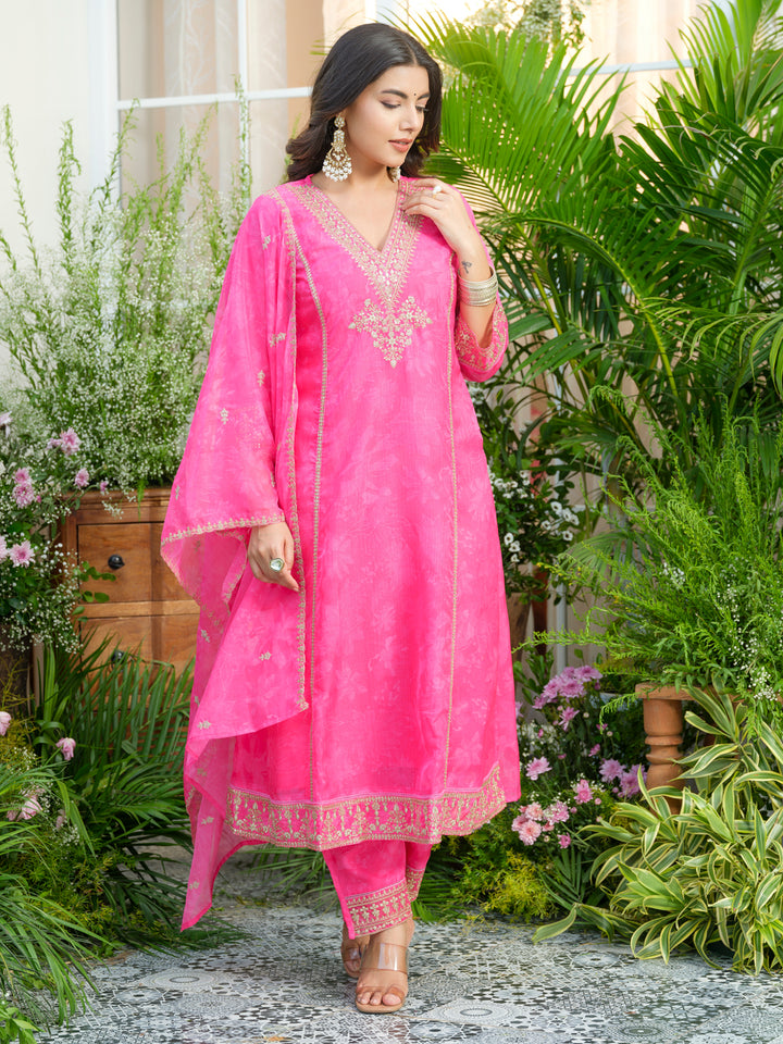 Palash Roses Full Work Suit Set