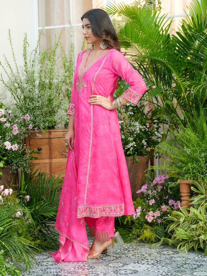 Palash Roses Full Work Suit Set