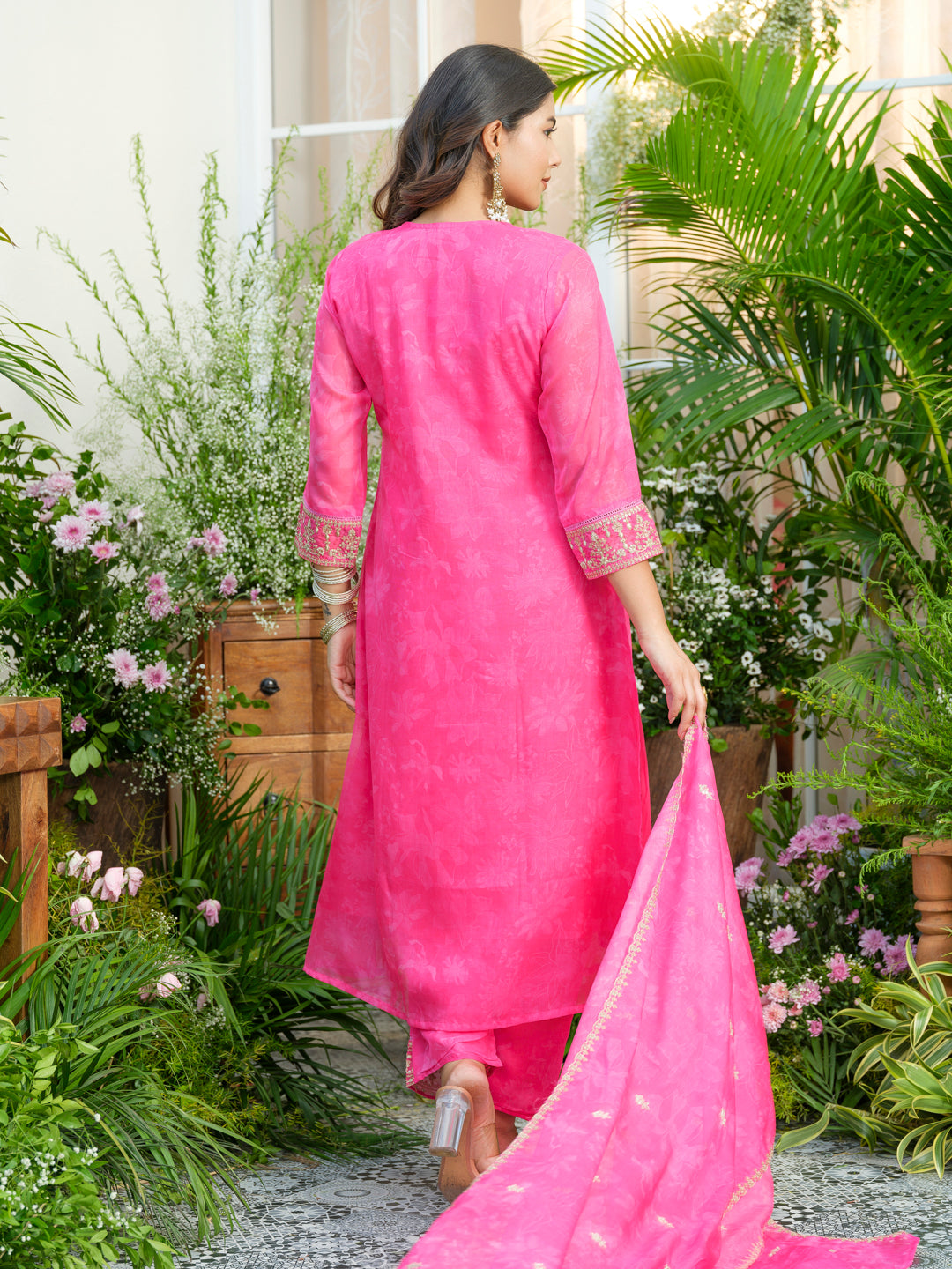 Palash Roses Full Work Suit Set