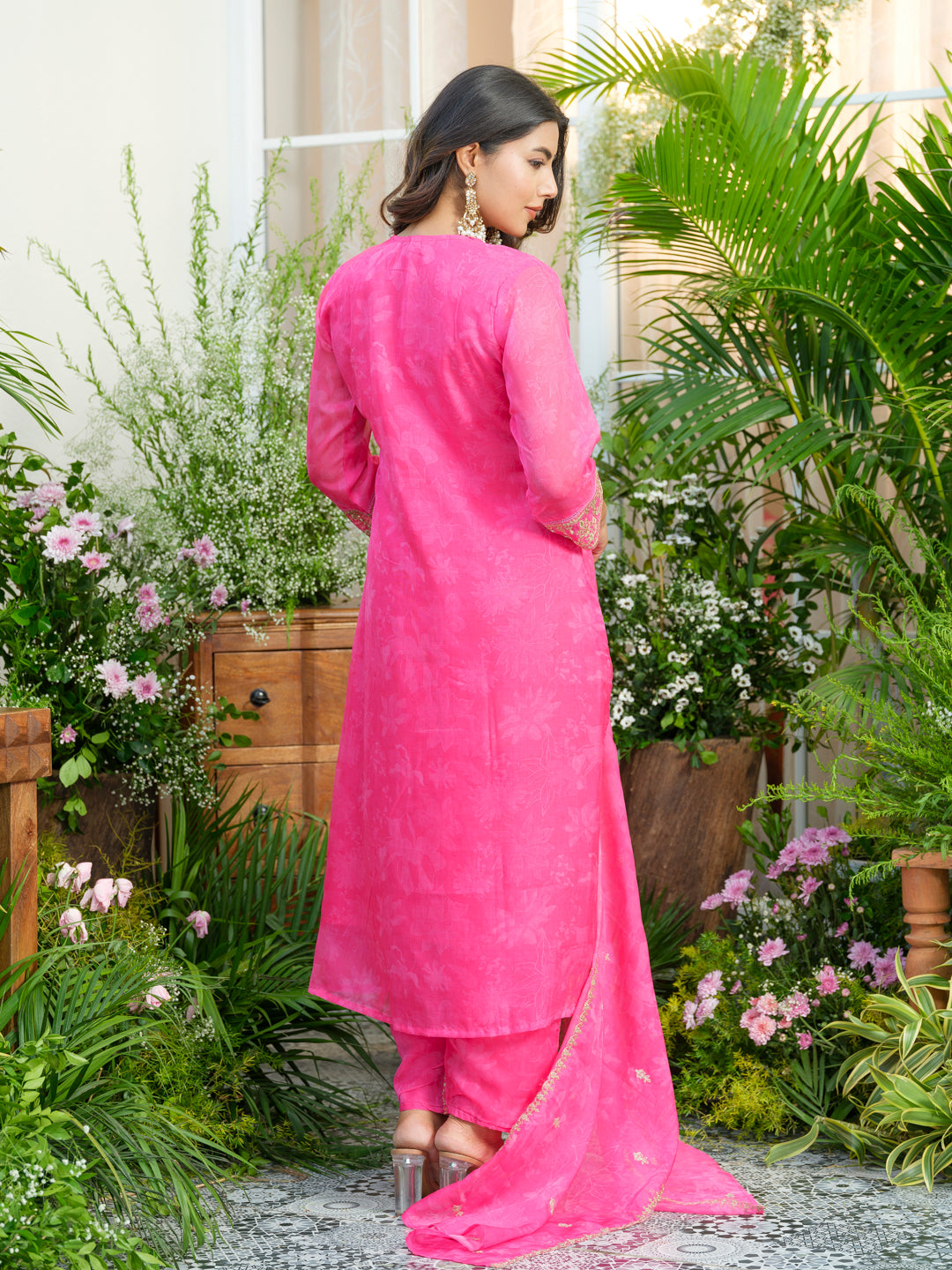 Palash Roses Full Work Suit Set