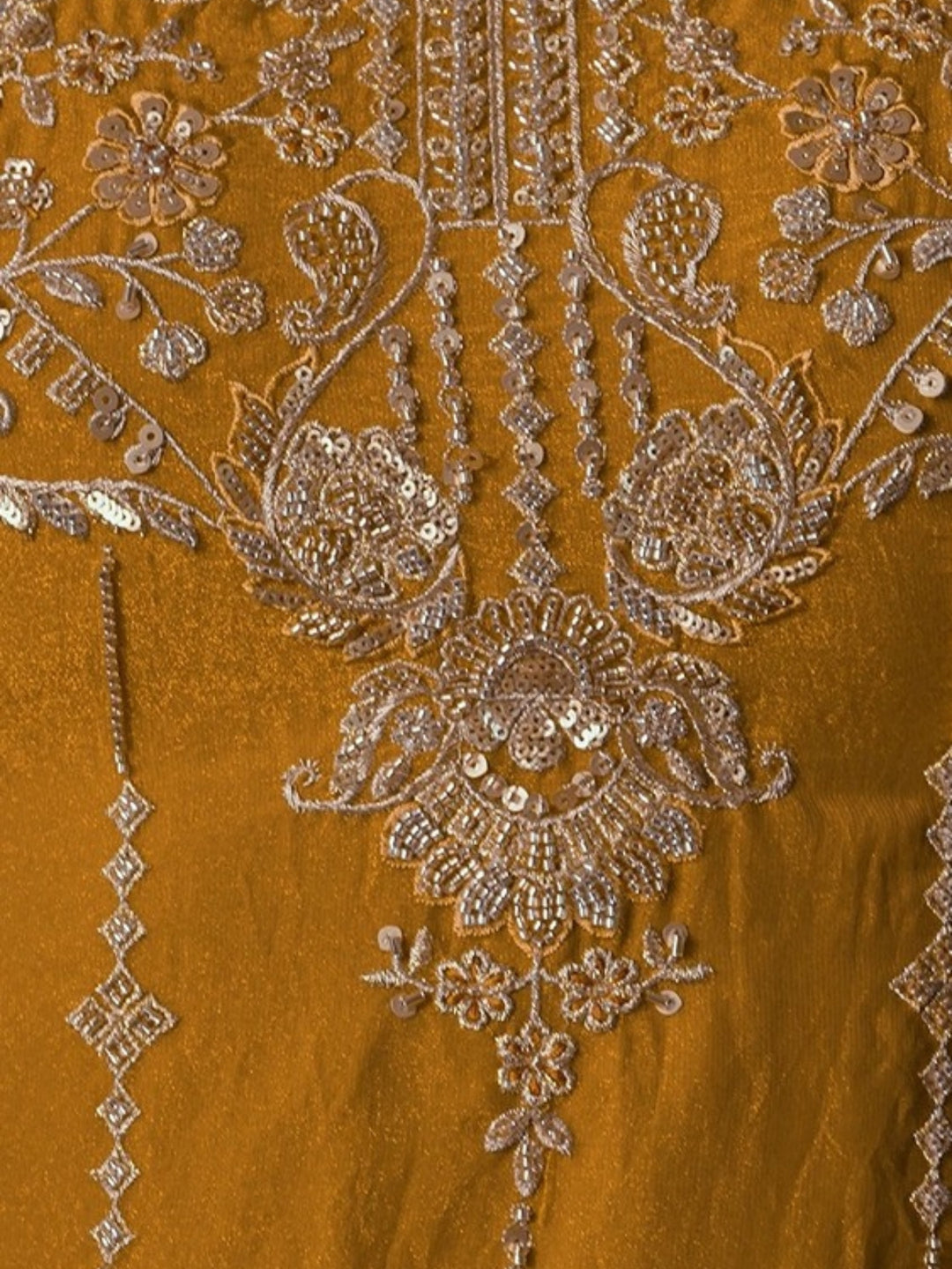 Alpa Canary Full Work Farshi Suit Set