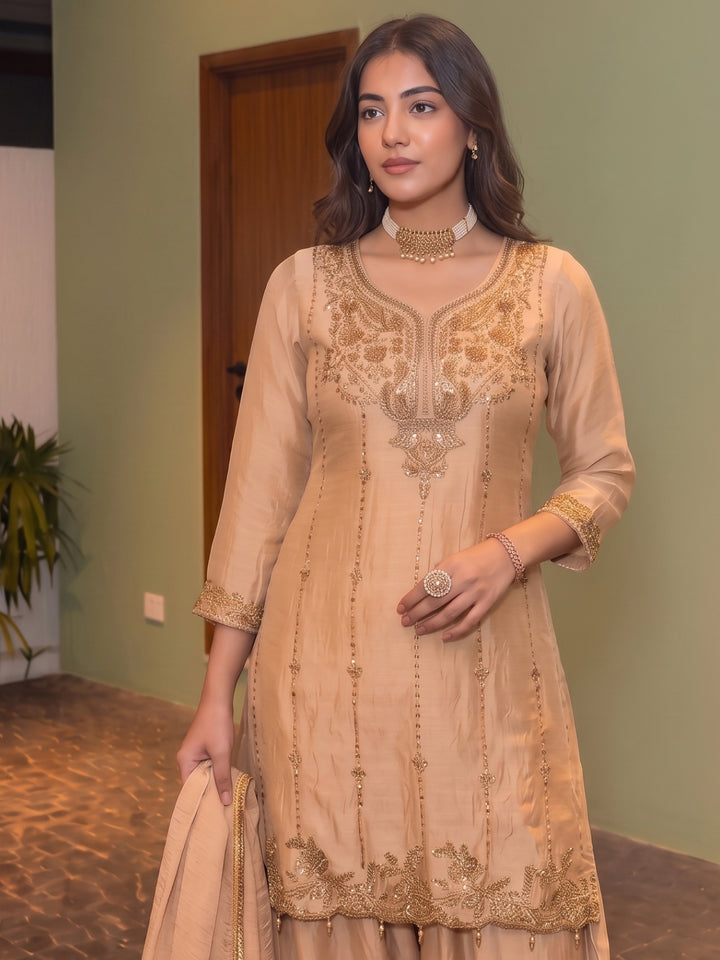 Alpa Chiku Full Work Farshi Suit Set