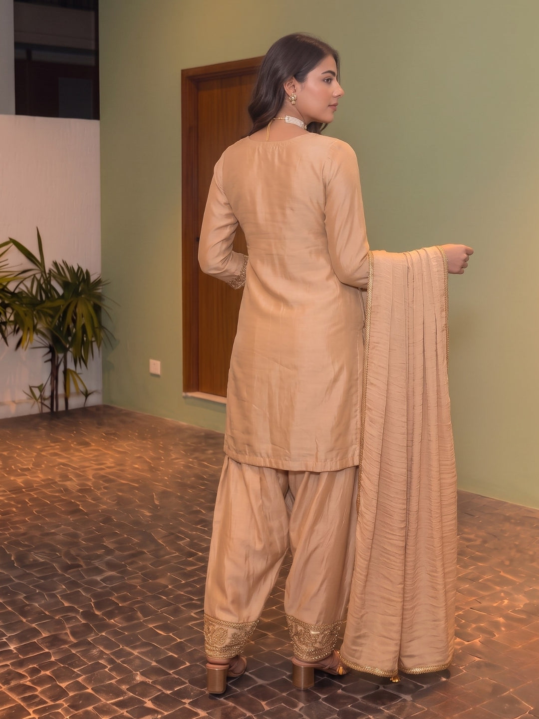 Alpa Chiku Full Work Farshi Suit Set