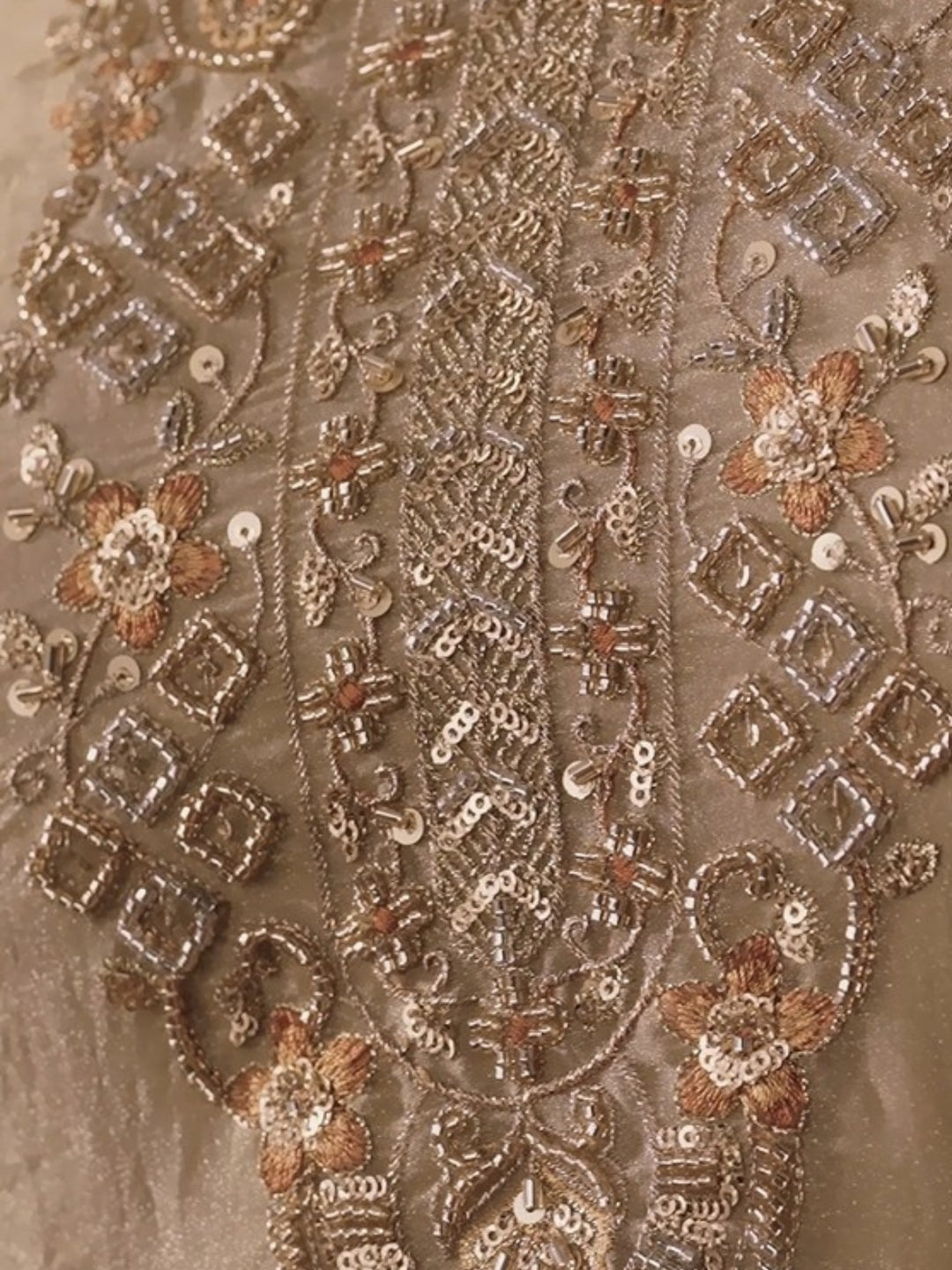 Alpa Latte Full Work Farshi Suit Set