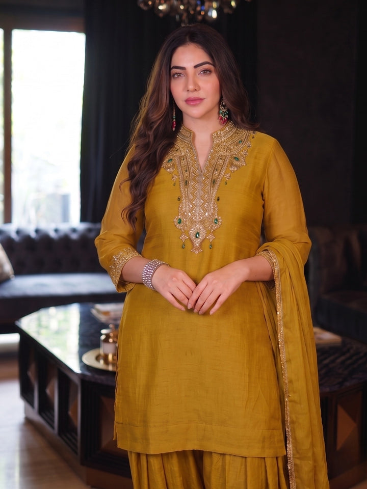 Alpa Tuscan Full Work Farshi Suit Set