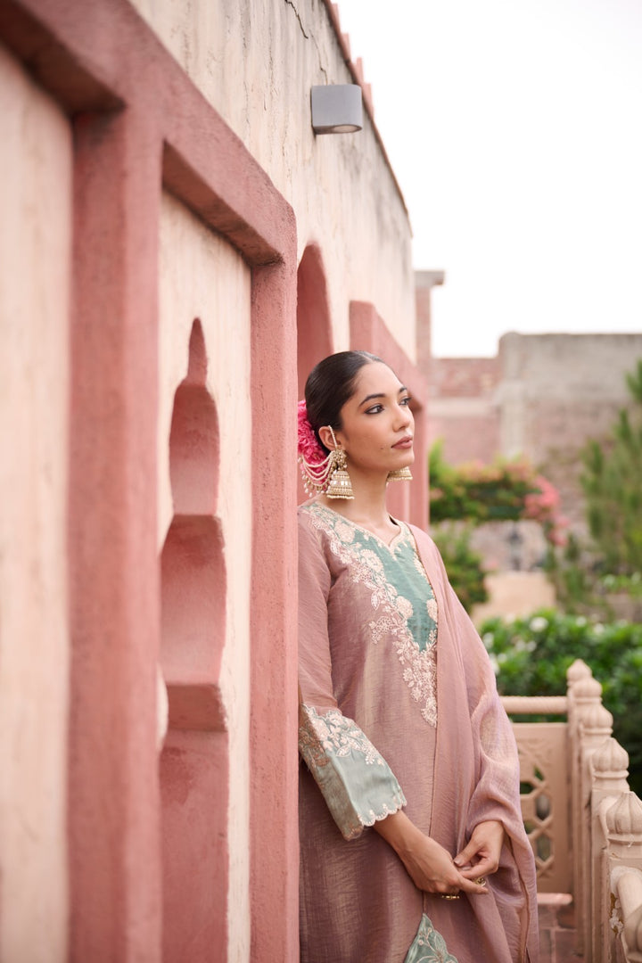 Gaurisha Tan Full Work Premium Suit set