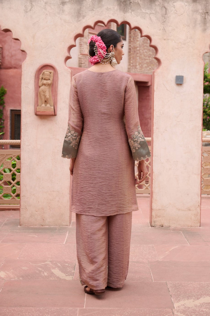 Gaurisha Tan Full Work Premium Suit set