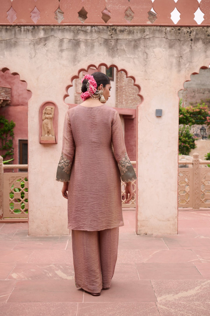 Gaurisha Tan Full Work Premium Suit set