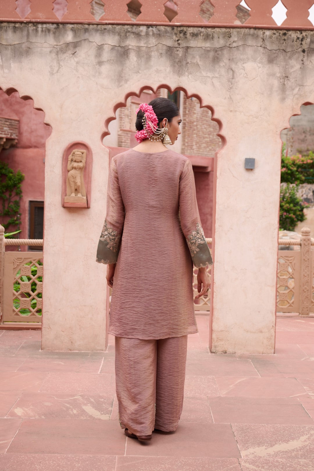 Gaurisha Tan Full Work Premium Suit set