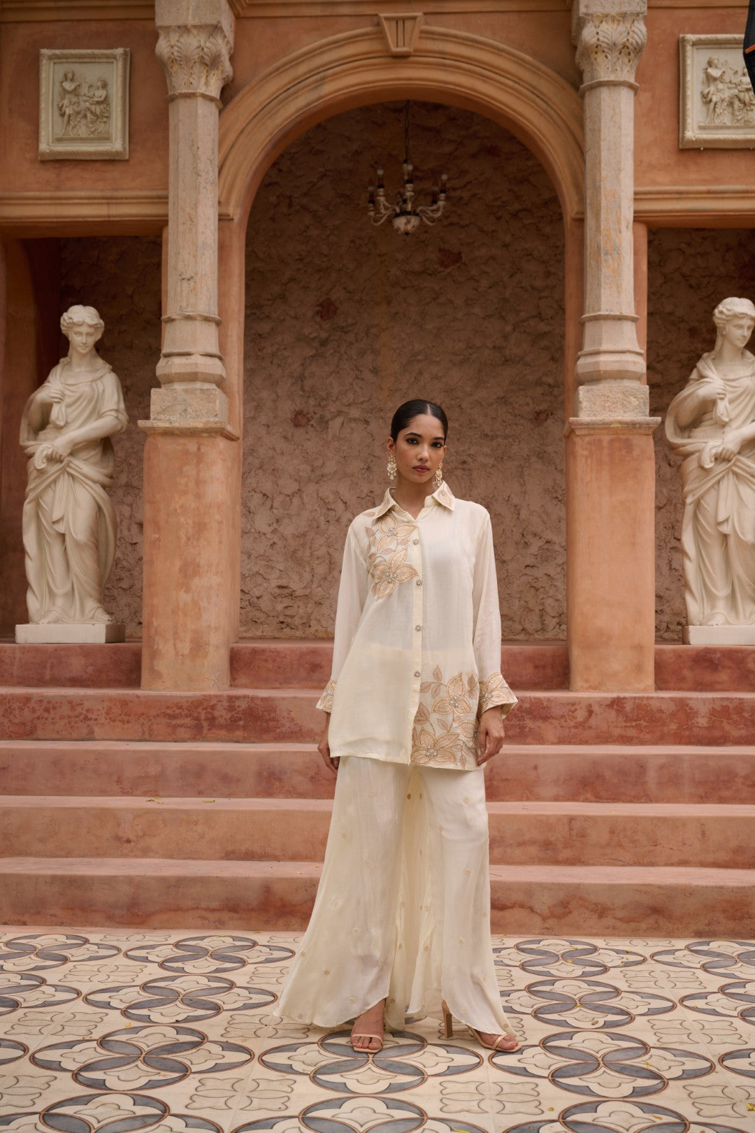 Sangini Dove Work Premium Co-ord Set